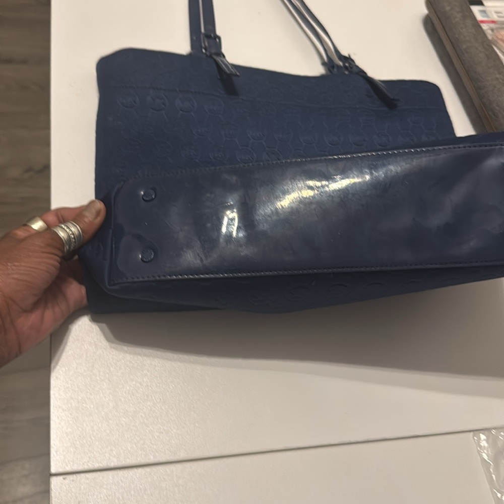 Michael Kors tote bag navy blue - Picture 7 of 9